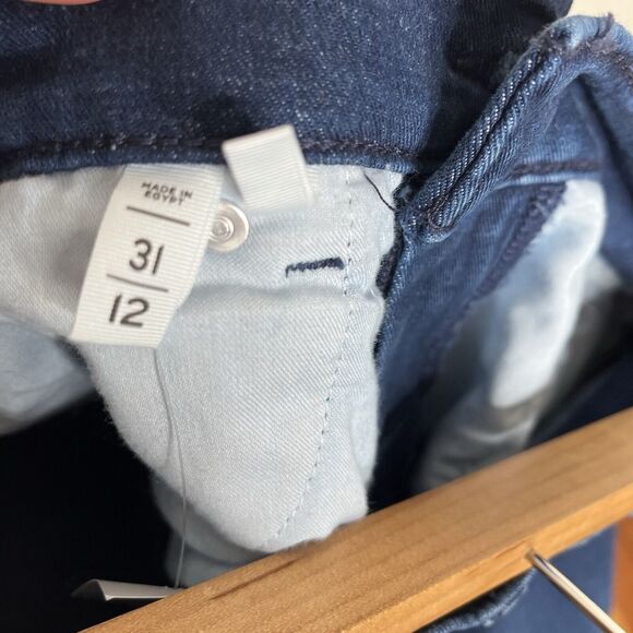 LOFT The Slim Flare Leg Jeans Womens 12/31 High Rise Bell Bottom 70s Retro - Picture 7 of 8